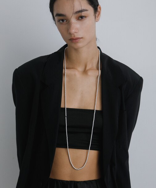 decor『デコール』 Hematite4mmBallnecklace