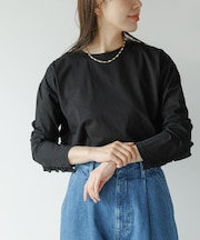 『WEB限定』バックミニフリルプルオーバー