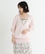 new basic　カシミヤコットンVネックチュニックニット