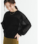 new basic　リネン混スポンディッシュニットプルオーバー