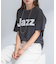 JazzロゴプリントTシャツ