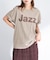 JazzロゴプリントTシャツ