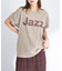 JazzロゴプリントTシャツ
