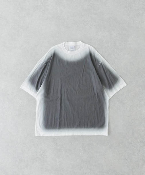 GGG　Fade Print Crew-Neck Short-Sleeve T-shirts