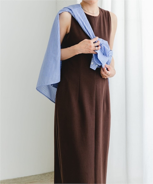 『UR TECH ひやサラクール』F by ROSSO アメスリコクーンワンピース