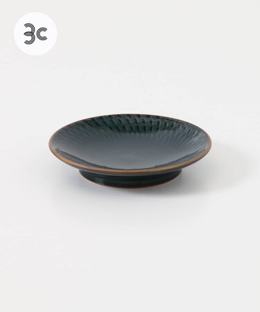 蘇嶐窯 飛鉋豆皿