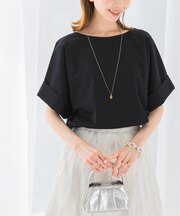 UVカットデザインスリーブプルオーバー