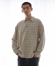 new basic トーマスメイソンオーバーネルシャツ