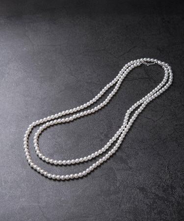 decor『デコール』　6mmPearllongnecklace