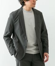 『イージーケア』LIFE STYLE TAILOR　リップストップナイロンストレッチジャケット