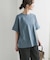 『UR TECH』コットンロールスリーブプルオーバー