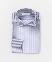 『イージーケア』LIFE STYLE TAILOR セミワイドストライプシャツ