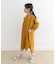 『親子リンク』『UR TECH』コーデュロイシャツワンピース(KIDS)