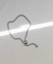 メタルチェーンスライドブレスレット