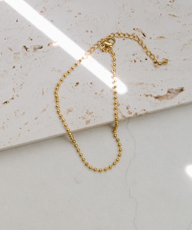 ステンレスボールシンプルブレスレット