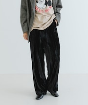 クラッシュベロアイージーパンツ