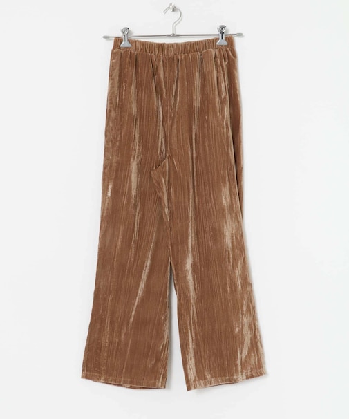 クラッシュベロアイージーパンツ