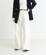 『3サイズ展開』ダメージワイドデニムパンツ