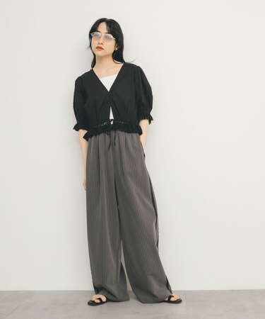 2WAYコンパクトレースブラウス