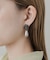 フラワードロップパールピアス