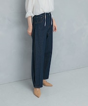 YENN　SIDE PLEATED DENIM