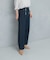 YENN　SIDE PLEATED DENIM