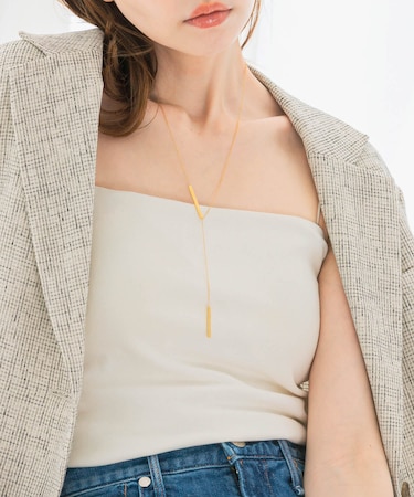 Favorible　Bar Motif Lariat