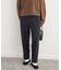 カットジョーゼットテーパードパンツ