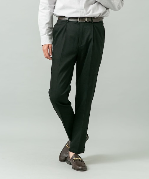 『XLサイズあり』デニムスラックスパンツ