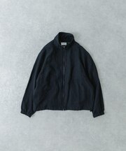 new basic Wool／Linen Track Jacket