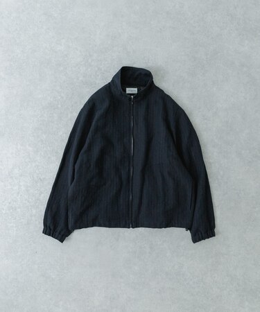 new basic Wool／Linen Track Jacket