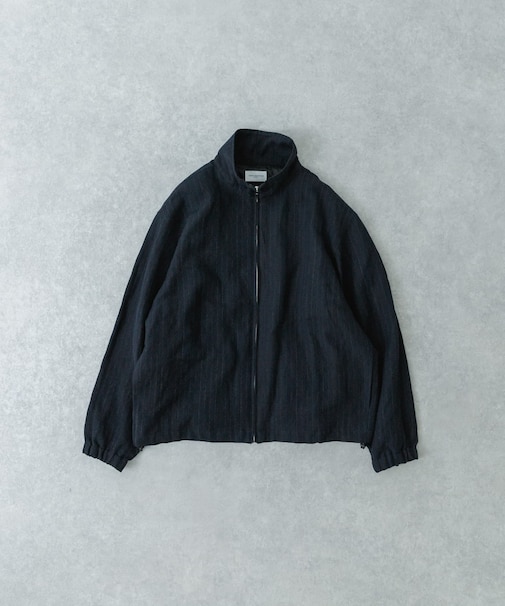 new basic Wool／Linen Track Jacket