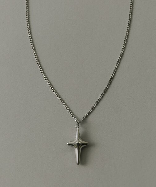 ステンレススパークリートップネックレス