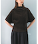 le　CORDUROY TIE BLOUSE
