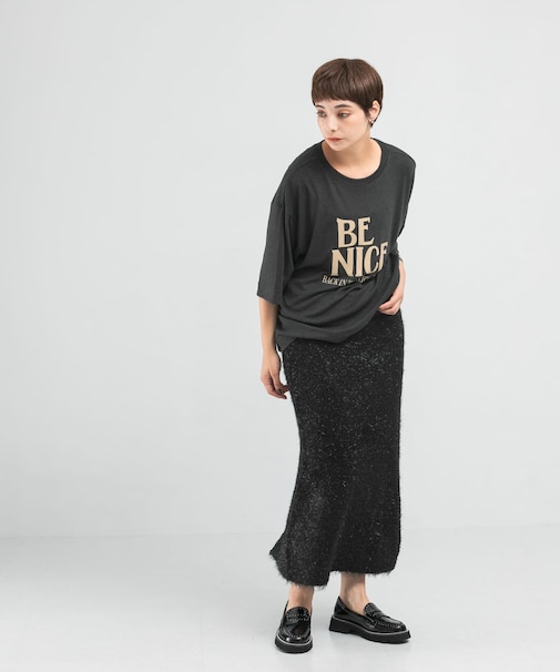 TORRAZZO DONNA　ラメミックスタイトスカート