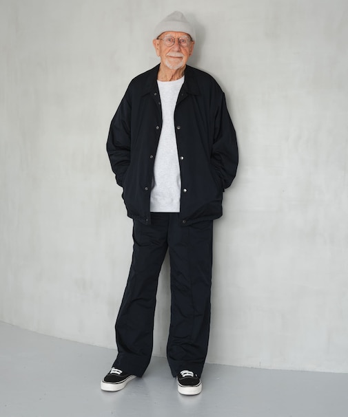 NYLON STRAIGHT PANTS