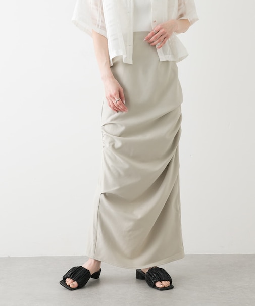 ドレープアイラインスカート