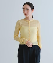 『MADE IN JAPAN』シアーテレコショートカーディガン