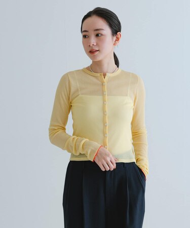 『MADE IN JAPAN』シアーテレコショートカーディガン