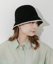 バイカラーシンプルハット