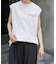 FORK&SPOON　エンブロイダリーノースリーブTシャツ
