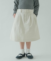 『親子リンク』FORK&SPOON　起毛ツイルタックスカート(KIDS)