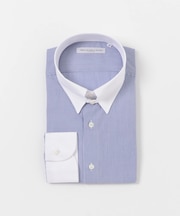 『イージーケア』LIFE STYLE TAILOR タブカラークレリックシャツ