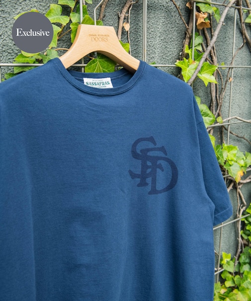 『別注』SASSAFRAS SFD Logo T-shirts 1/2