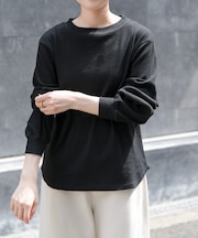 FORK&SPOON　変形ワッフルロングスリーブTシャツ