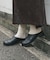 ワイドトゥヒールスリッポン