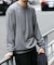 『一部WEB限定カラー』綿カシミヤクルーネックニット