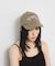 バイカラーエンブロイダリーCAP