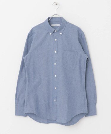 LIFE STYLE TAILOR ボタンダウンシャンブレーシャツ