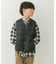 TAION　V-NECK BUTTON DOWN VEST(KIDS)